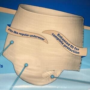 Attends Adult Diapers 2X XXL Overnight Bariatric Underwear New 2 Packs of 12 24